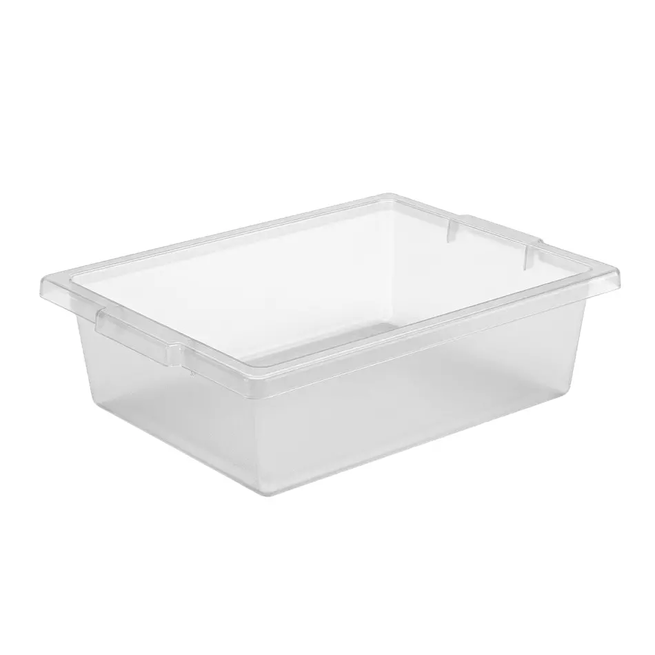 Tarson Utility Tray Translucent White Polypropylene Size 320x260x100 mm, 242010