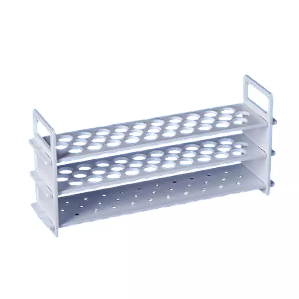 ns-3-tier-tube-rack-polypropylene-body-with-31-holes-of-size-13-mm-for-laboratories