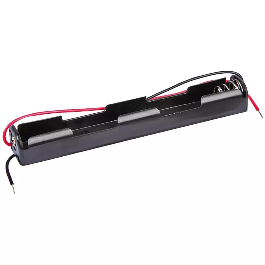 MULTICOMP PRO Battery Holders BATTERY HOLDER, AA, WIRE LEAD, MP000330 (Pack of 5)