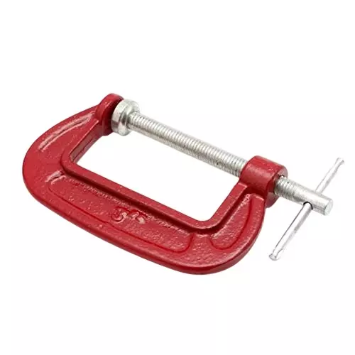 WKM Heavy Duty Red Color Cast Iron C Clamp for Laboratories KTBR46