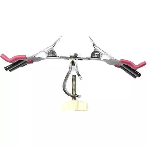 wkm-20-mm-dia-rod-die-cast-aluminiium-burette-double-clamp-with-7-inch-separation-kt29bc