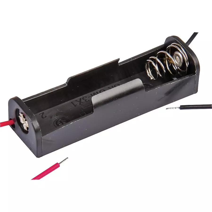 MULTICOMP PRO Battery Holders BATTERY HOLDER, AA, WIRE LEAD, MP000328 (Pack of 5)