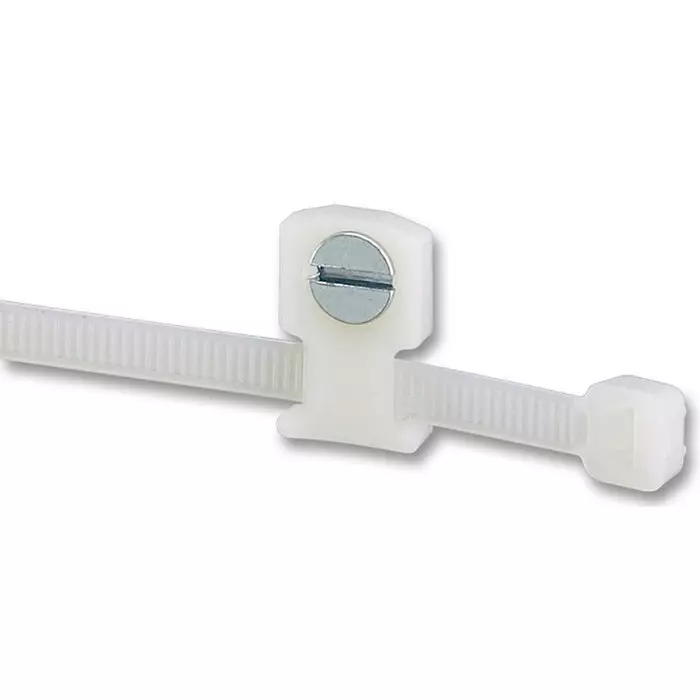 PANDUIT Tie Holders & Mountings LOW PROFILE MOUNT, SCREW, PK100, LPMS-S8-C (Pack of 100)