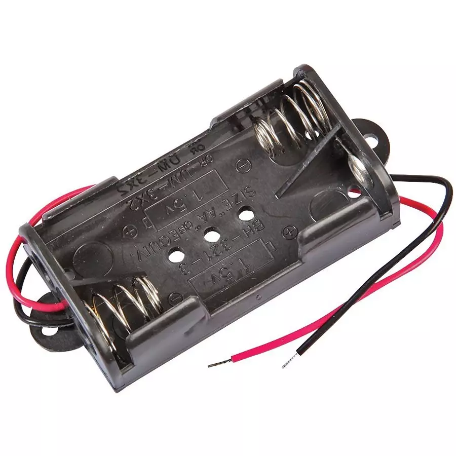 MULTICOMP PRO Battery Holders BATTERY HOLDER, AA, WIRE LEAD, MP000335 (Pack of 5)