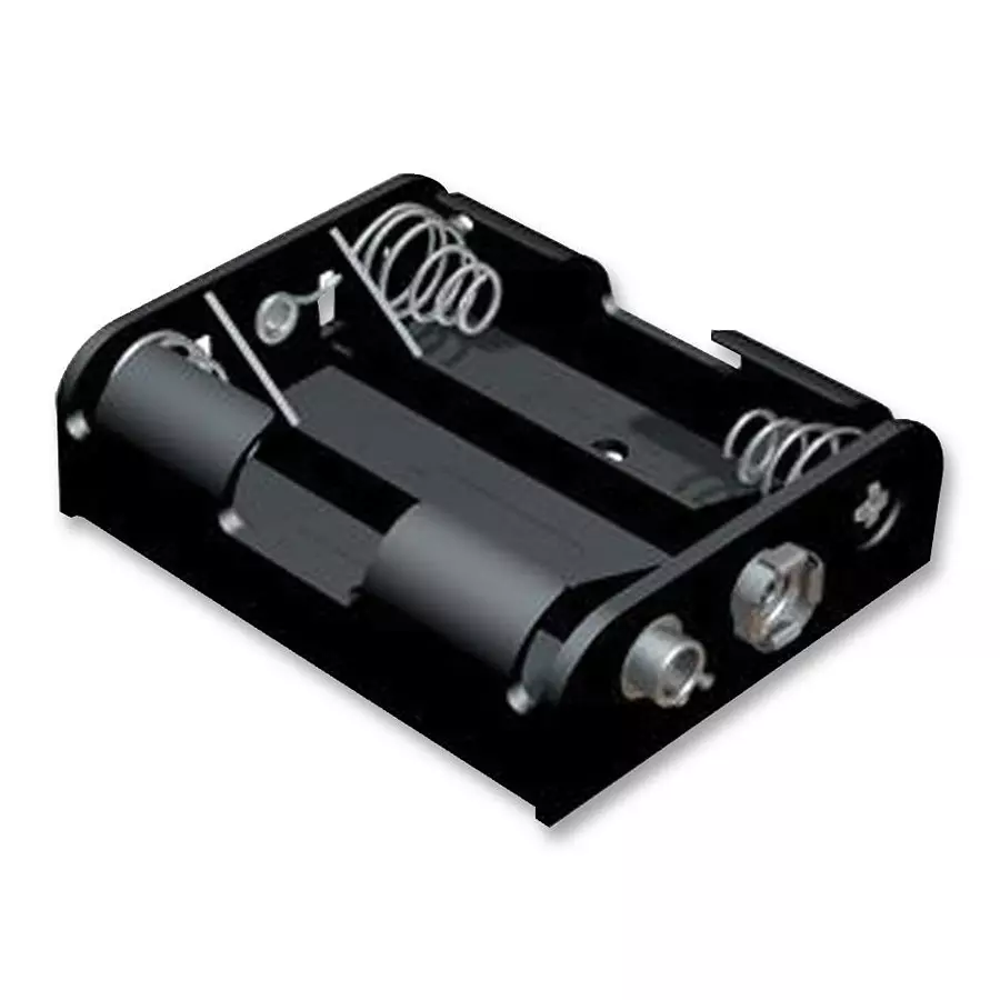 KEYSTONE BATTERY HOLDER, 3 X AA, THT, 2465