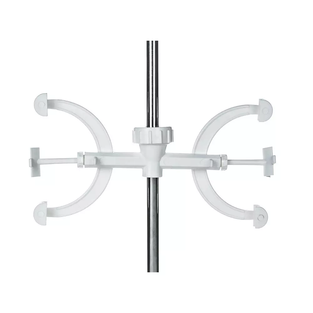 WKM Double Burette Clamp Corrosion-Proof & Lightweight with Spring-Loaded Jack for 10 mm & 12.5 mm Rods