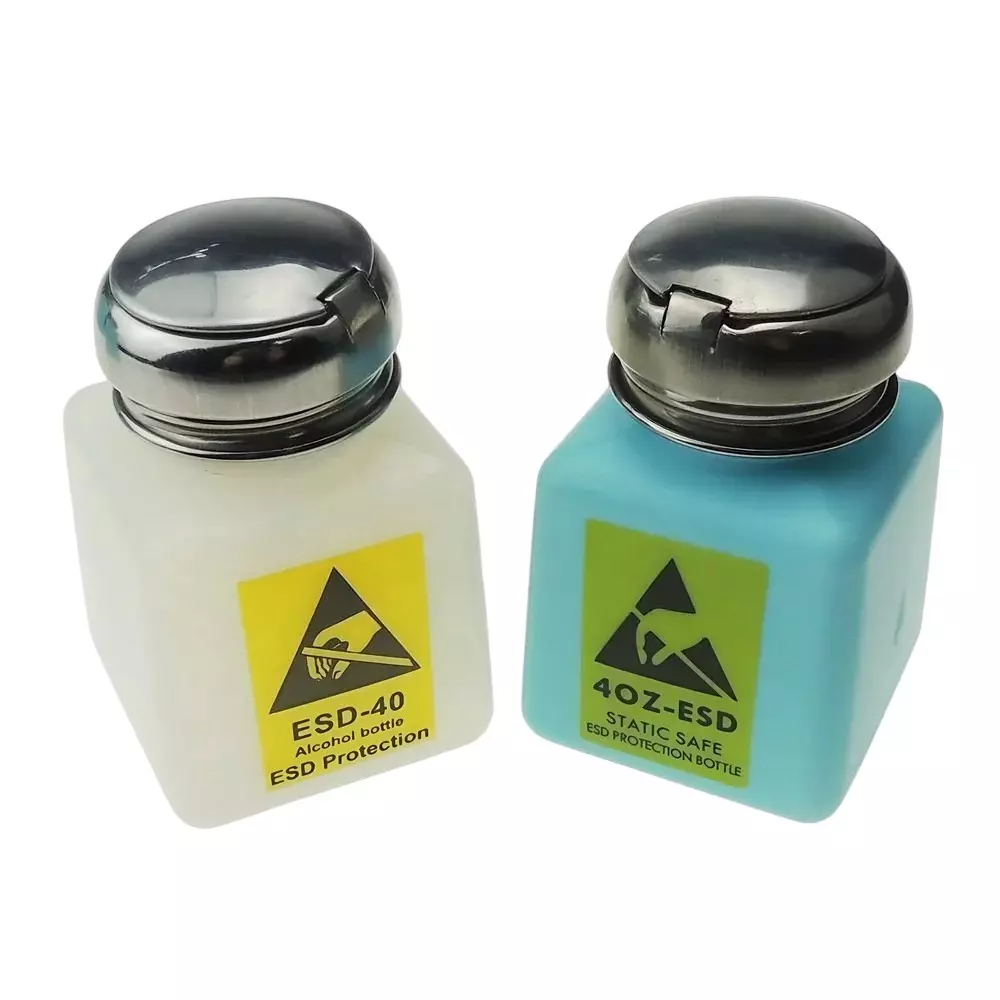 GLOBALSS Dispenser Bottle White HDPE ESD Material 150 ml