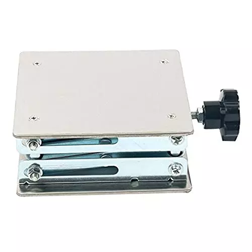 WKM 15 x 15 cm Stainless Steel Lab Jack for Lifting Lab Equipments KTBR256