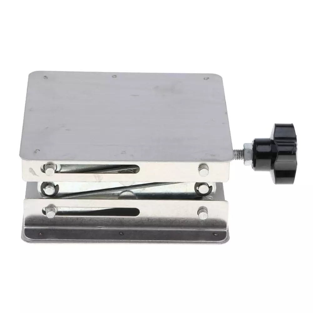 NS 30x30 cm Stainless Steel Lab Jack for Lifting or Supporting Objects in Laboratories
