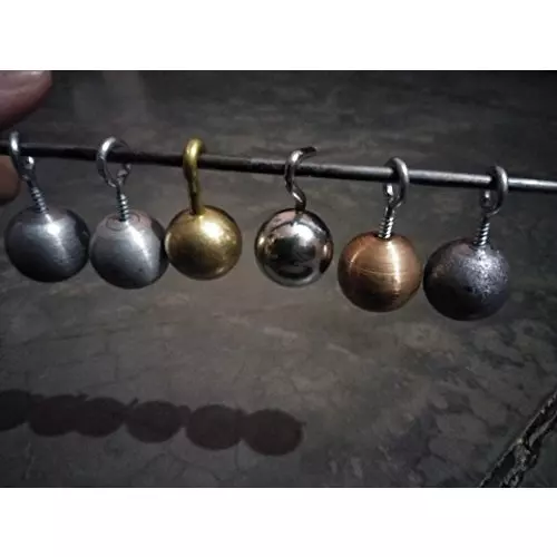 wkm-12-mm-aluminium-brass-copper-iron-lead-zinc-pendulum-bob-kt78-set-of-6-pcs