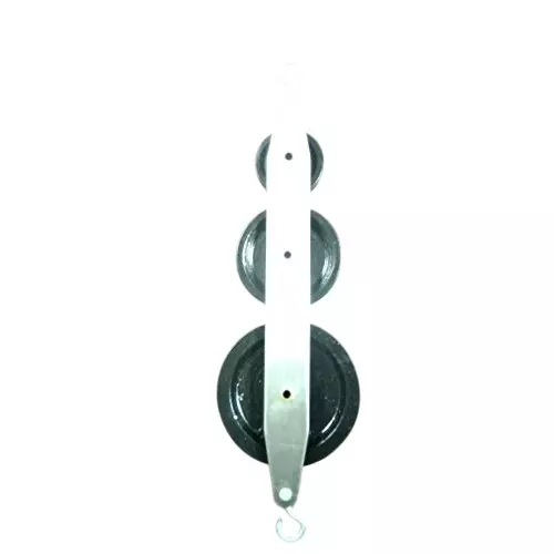 WKM Aluminium and Stainless Steel Triple Pulley for Laboratories KT30
