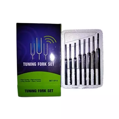 WKM Stainless Steel Tuning Fork Kit for Laboratories KT87 (Set of 8 Pcs)