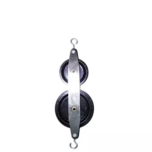 WKM Aluminium and Stainless Steel Double Pulley for Laboratories KT82