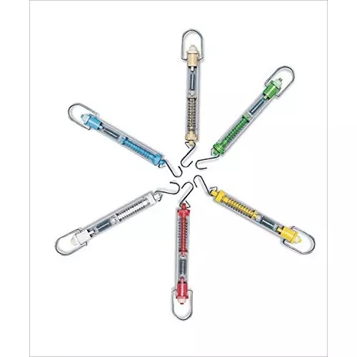 WKM Multiple Capacity Acrylic Tubular Spring Scale KTN386 (Set of 6 Pcs)
