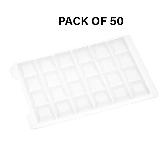 Tarson Silicone Sealing Mat for 24 Deep Well Plate 10 ml Square Well, 510175 (Pack of 50)