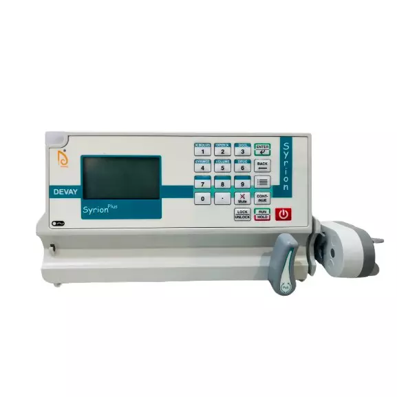 Devay Syrion Plus Syringe PCA Pump Single Channel LCD +/ -2% Accuracy 110-280 V for ICU Room