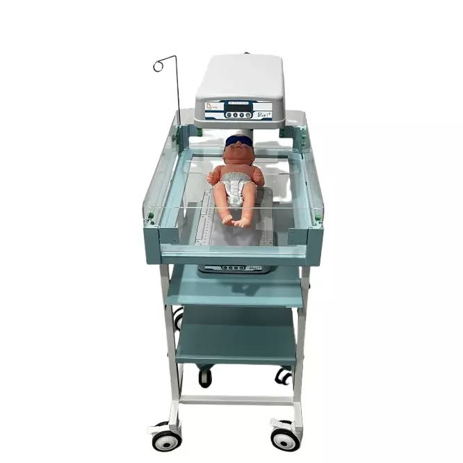 Devay Blue i+ Phototherapy With Trolley Double Surface LCD 110–170 cm +/- 2% Accuracy for ICU Room