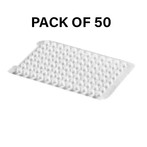 Tarson Silicone Sealing Mat for 96 Deep Well Plate 390 µl/0.8 ml/1.2 ml/Sample Library Tube & Strips Round Well, 510171 (Pack of 50)