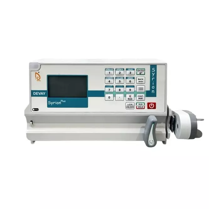 Devay Syrion Plus Syringe Pump LCD +/ -2% Accuracy 110-280 V for ICU Room