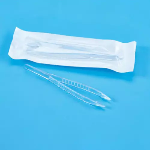 Tarson Tweezer Type Forceps, PS Body Sterile Individually Packed Disposable, 486002 (Pack of 100)