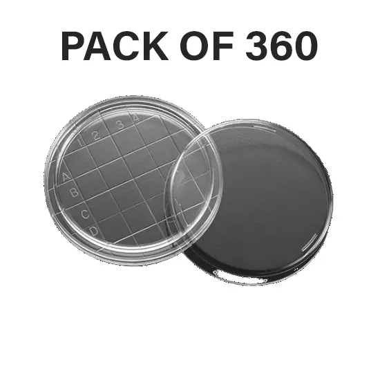 Tarson Contact Plate Lockable Dome Type Sterile, 55x14 mm Size and PS Body, 460067 (Pack of 360)