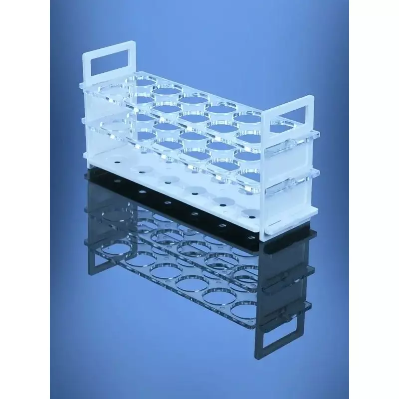 Glassco 25 mm x 36 Tubes Test Tube Stand (3 TIER) 164.303.10 (Pack of 2 Pcs)