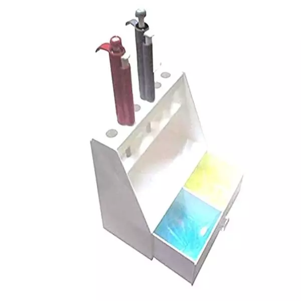 GENERIC Acrylic Sheet Micropipette Stand For 6 Pipettes With Drawer, 1V-GMBE-FSG6