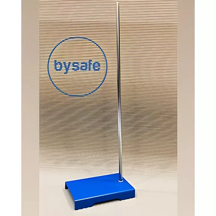 Bysafe Burette Stand 6x4 inch Size Heavy Base With 24 inch (609.6 mm) Length Rod Steel, Bosshead and Burette Clamp, 34-9TO2-XDBO