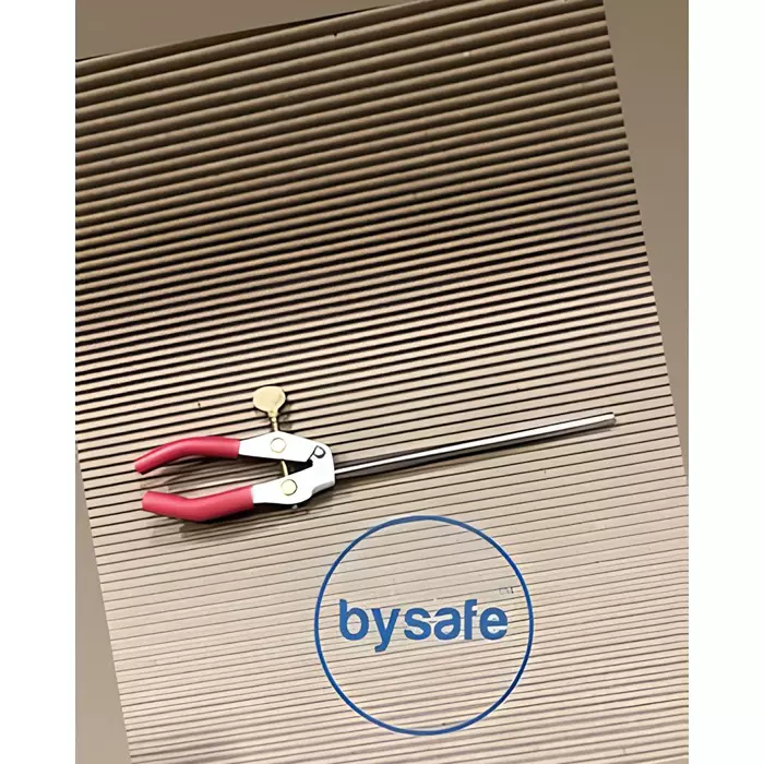 Bysafe Burette Stand 6x4 inch Size Heavy Base With 24 inch (609.6 mm) Length Rod Steel, Bosshead and Burette Clamp, 34-9TO2-XDBO