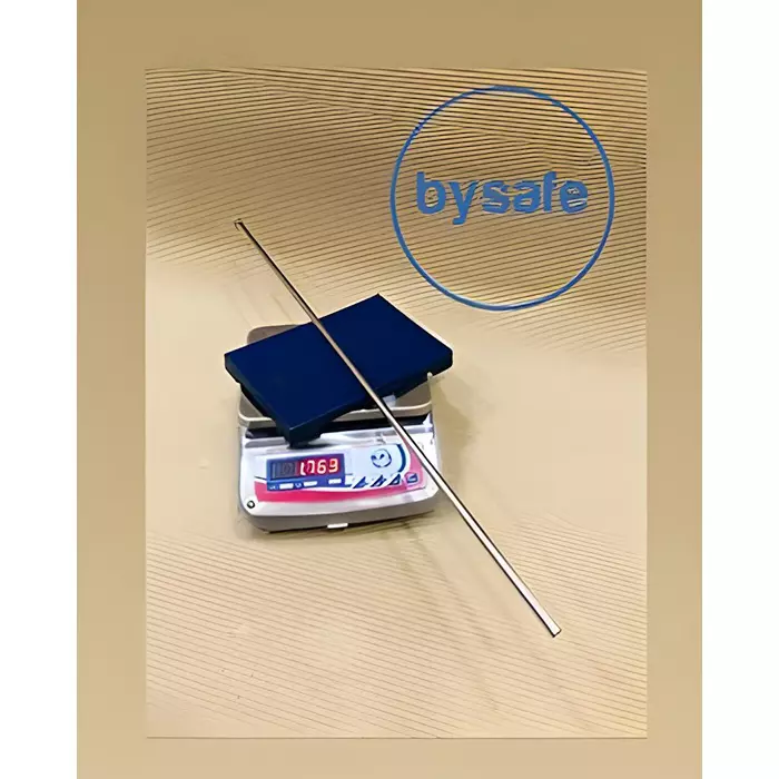 Bysafe Burette Stand Cast Iron Body Size 9x6 inch (228.6x150 mm), 10 mm Dia. Stainless Steel Rod with Bosshead and Burette Clamp, 6W-UJ70-CIJD