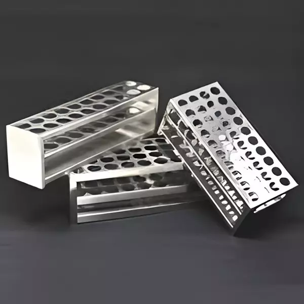 Bysafe Stainless Steel Test Tube Stand 304 Grade With 20 mm Hole Size and 12 Holes, 0V-UYEP-3SDQ