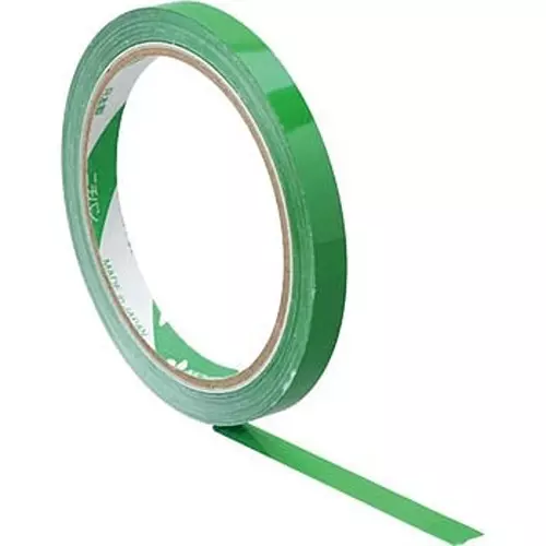 NICHIBAN Bag Sealing Tape Green 9 mm x 50 m, No.520 (Pack of 20 Roll)