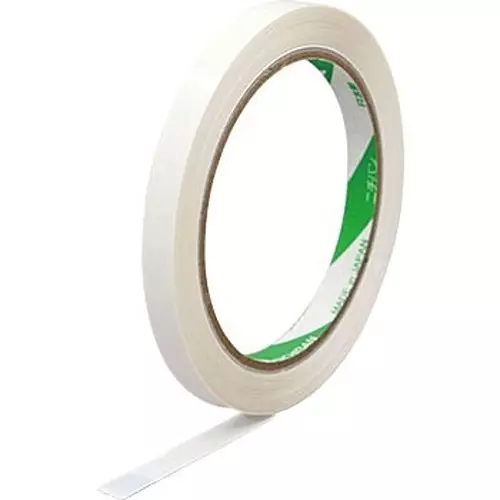 NICHIBAN Bag Sealing Tape White 9 mm x 50 m, No.540 (Pack of 20 Roll)