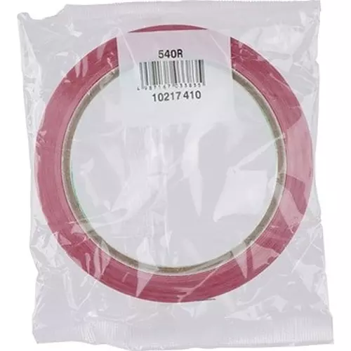 NICHIBAN Bag Sealing Tape Red 9 mm x 50 m, No.540 (Pack of 20 Roll)