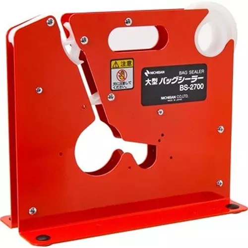 NICHIBAN Bag Sealer Orange Iron for 110 mm Tape Width, BS-2700