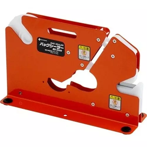NICHIBAN Bag Sealer Orange Iron for 71 mm Tape Width, BS-2200