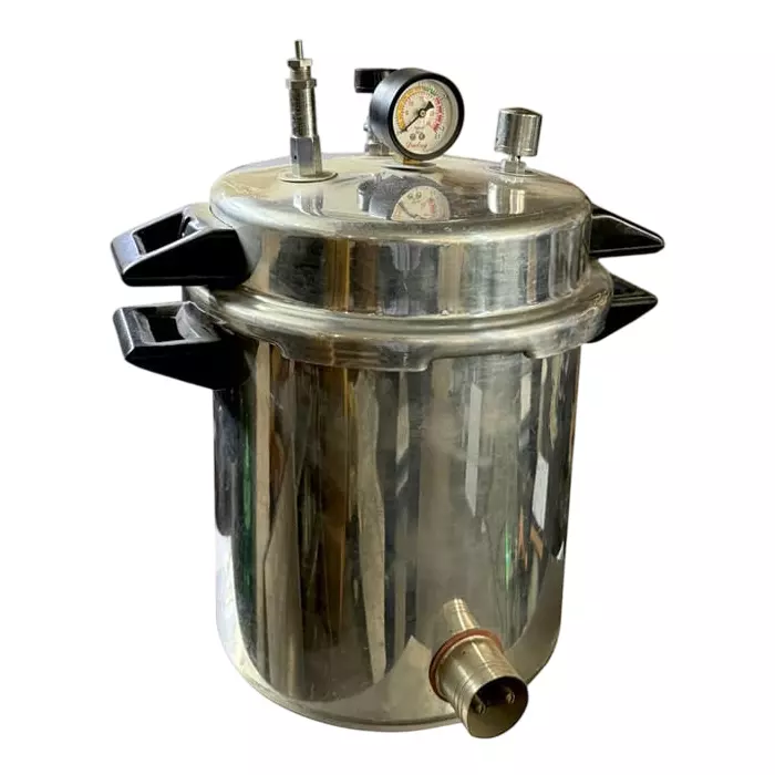 LABIX Portable Autoclave Stainless Steel Body, LBX-312