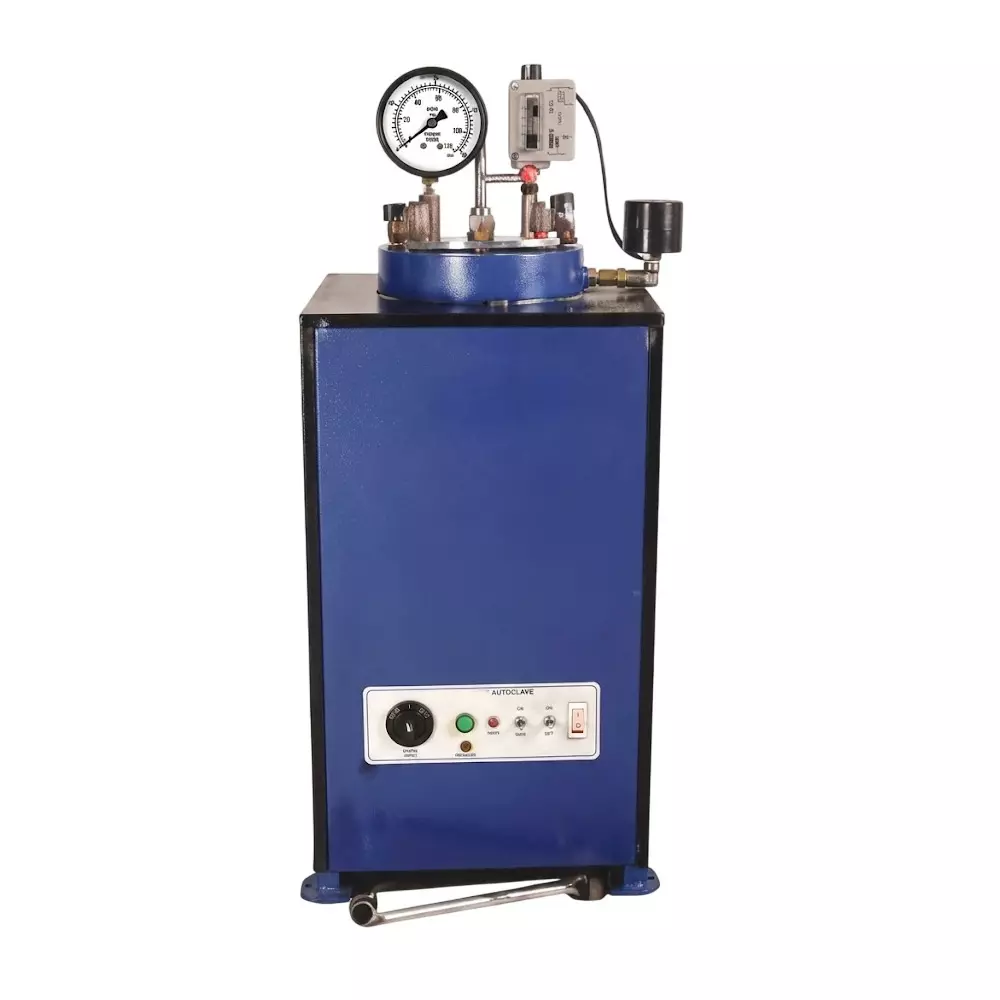 Scientech Cement Autoclave Mild Steel Inner Chamber and 220-240 V AC Working Voltage, SE-104