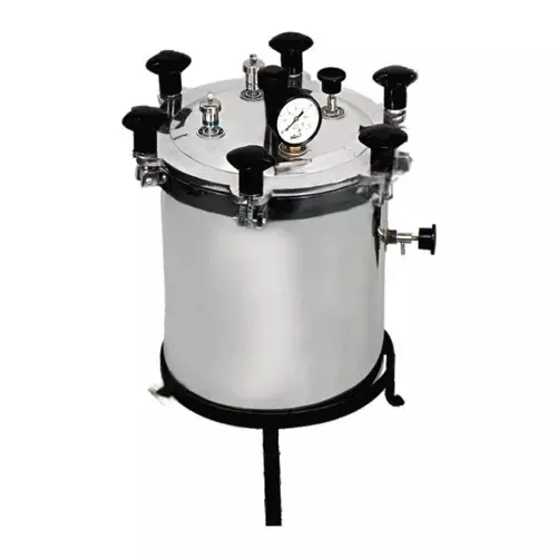NSAW 1135 Portable Autoclave Stainless Steel Body 32 L Capacity and 300 mm x 375 mm Size, PTS-2