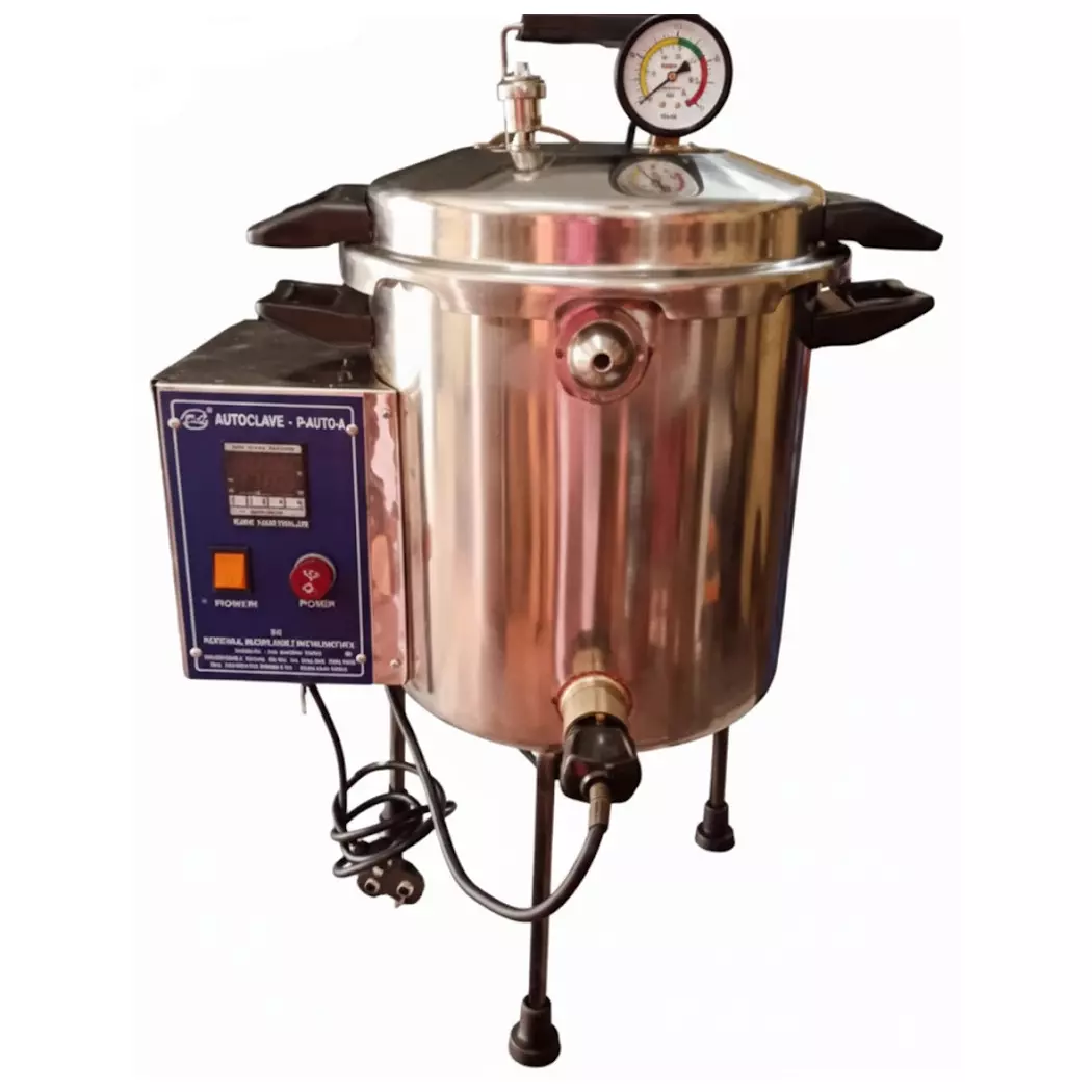 KRISK 50 L Semi Automatic Portable Autoclave 15-18 PSI Working Pressure and 1 to 0.99 Minutes Sterilization Time, KRI/SEI/ 1107