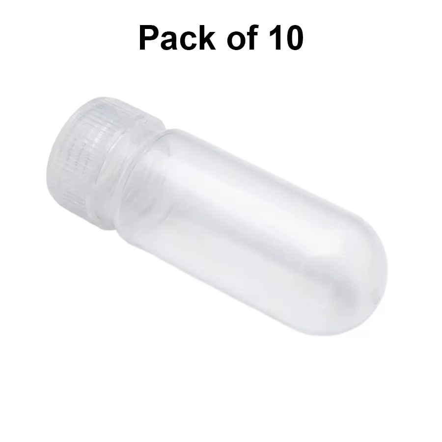 Tarson 30 ml Centrifuge Tube with Screw Cap, Round Bottom and Polypropylene Body, 541030 (Pack of 10)