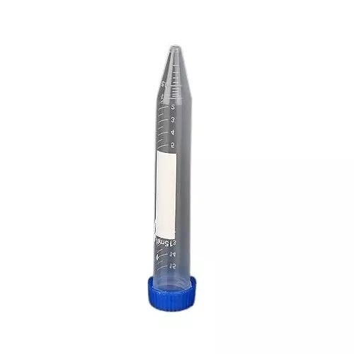 WKM Graduated Centrifuge Tubes PVC with Caps for Scientific Testing, Precise Measurement, Chemical Solutions & Laboratory Centrifugation (Pack of 50 Pcs)