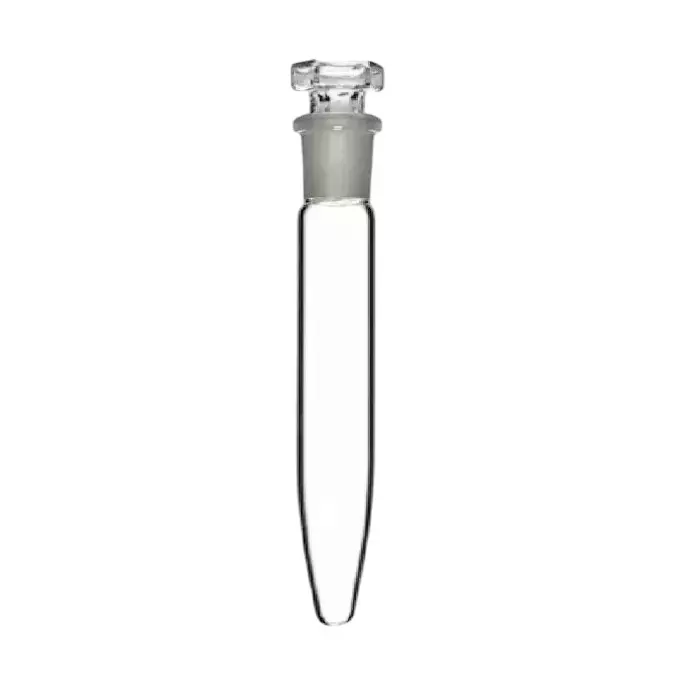 ABGIL Borosilicate Glass Centrifuge Tube with Stopper & Conical Bottom, 10 ml Capacity, 15 mm Outer Dia, 110 mm Height, ABG4101