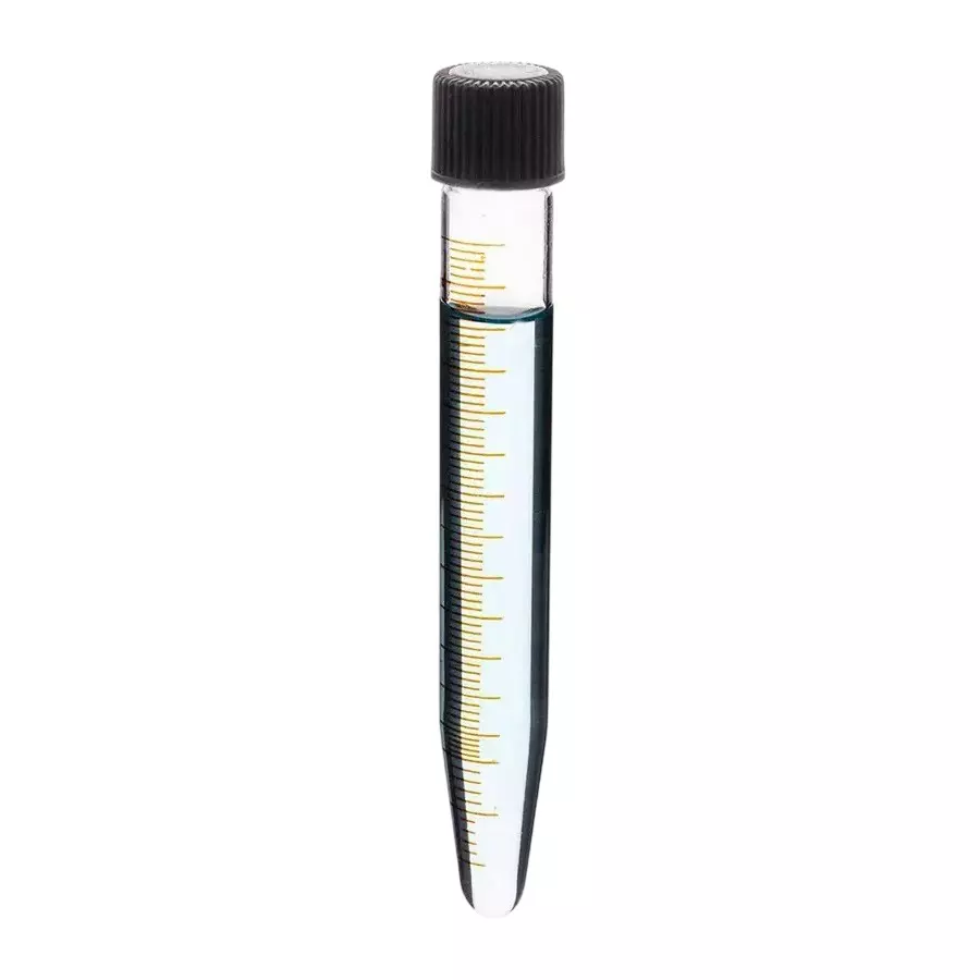 ABGIL Borosilicate Glass Centrifuge Tube Graduated with Screw Cap & Conical Bottom, 25 ml Capacity, 22 mm Outer Dia, 125 mm Height, ABG4133