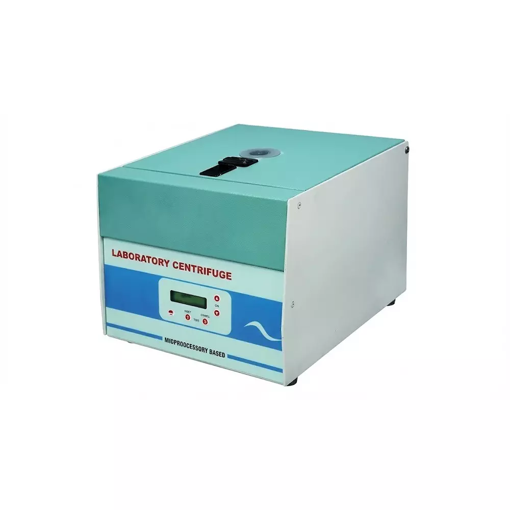 Vesca VSLI-182 General Purpose Centrifuge Microprocessor Based Bench Top Mild Steel Body 5200 RPM Without Rotor Head