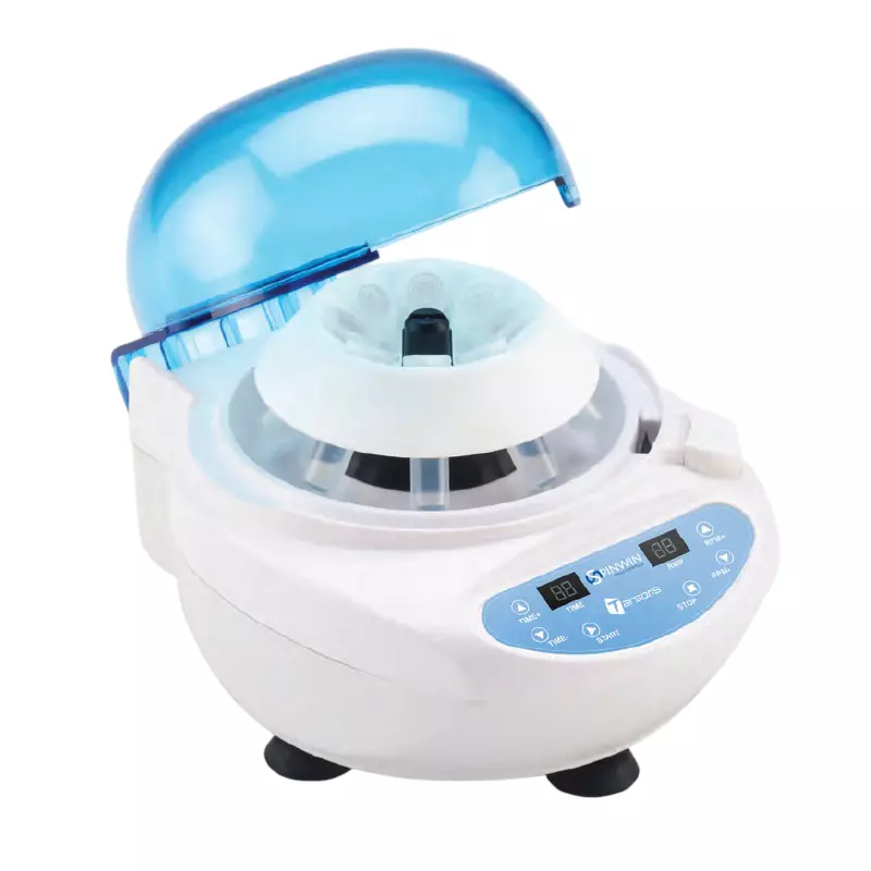 Tarson SPINWIN MC-02 Micro Centrifuge with Accessories, 13500 RPM, 12300 x g RCF, 12x2 ml and 4x8 Tube PCR Strips Maximum Capacity, 1031
