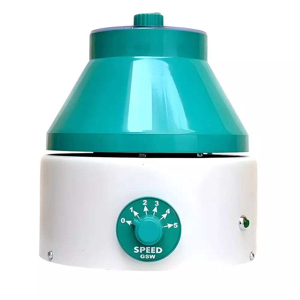 GENERIC 8 Tubes x 15 ml Doctor Centrifuge Machine, White and Green Color with 6 Step Speed Regulator, SSD-DCM8x15-Green