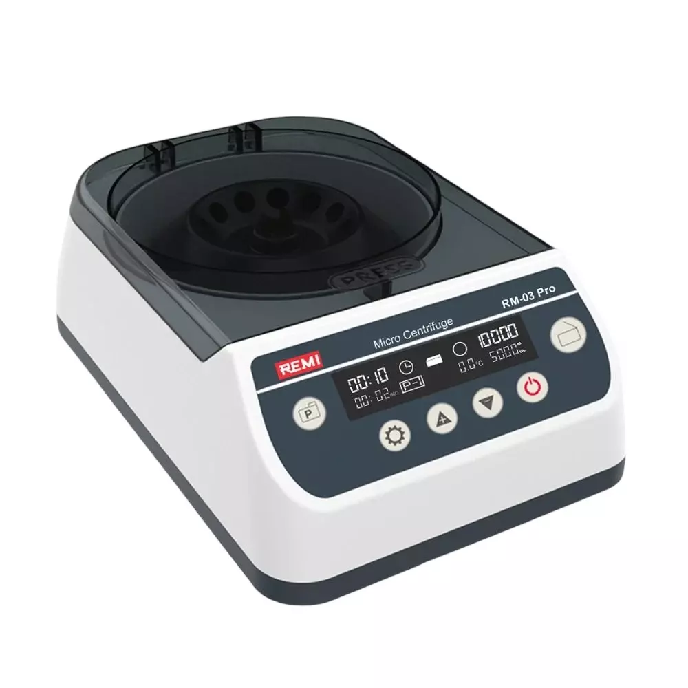 REMI Micro Centrifuge With 2 Rotors, 14500 RPM Maximum Speed and 14100 g Max RCF, RM-03 Pro