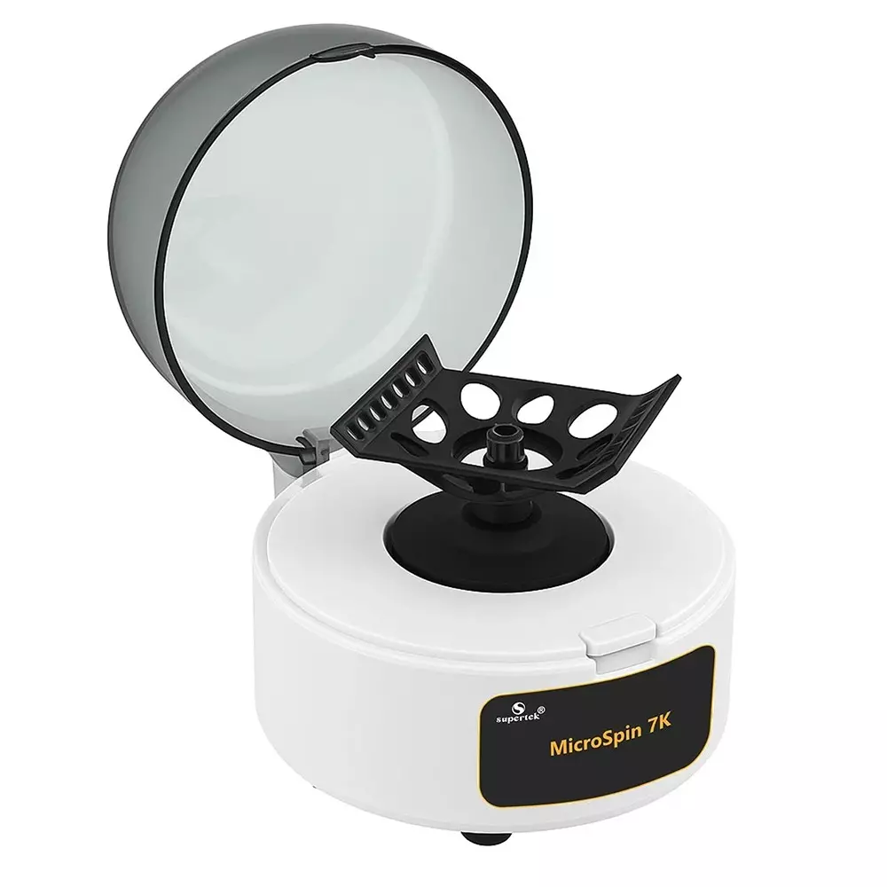 Supertek 7K MicroSpin Centrifuge 7000 RPM Speed 220-230 V AC Input Voltage 20 W Power, MCS-7K