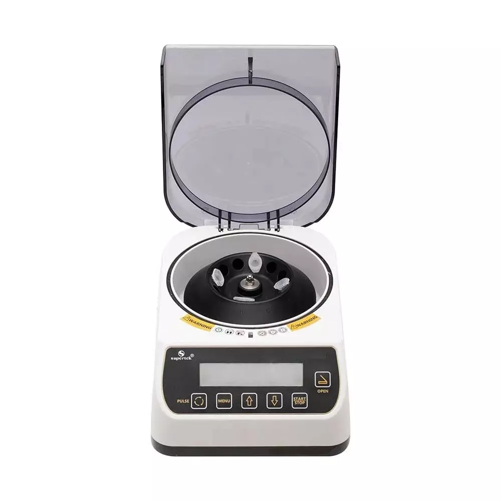 Supertek 12PRO MicroSpin Centrifuge 1000-12000 RPM Speed 220-230 V AC Input Voltage 45 W Power, MCS-12PRO